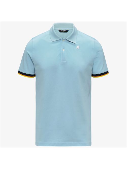 Polo uomo in cotone colore blu dream